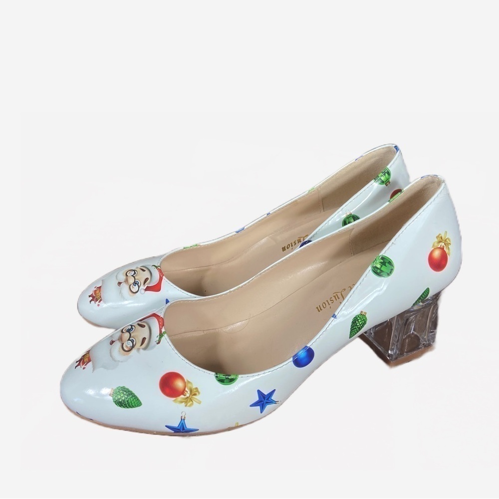 Ugly Christmas Sweater Shoes by Reindee Lusion Size 8